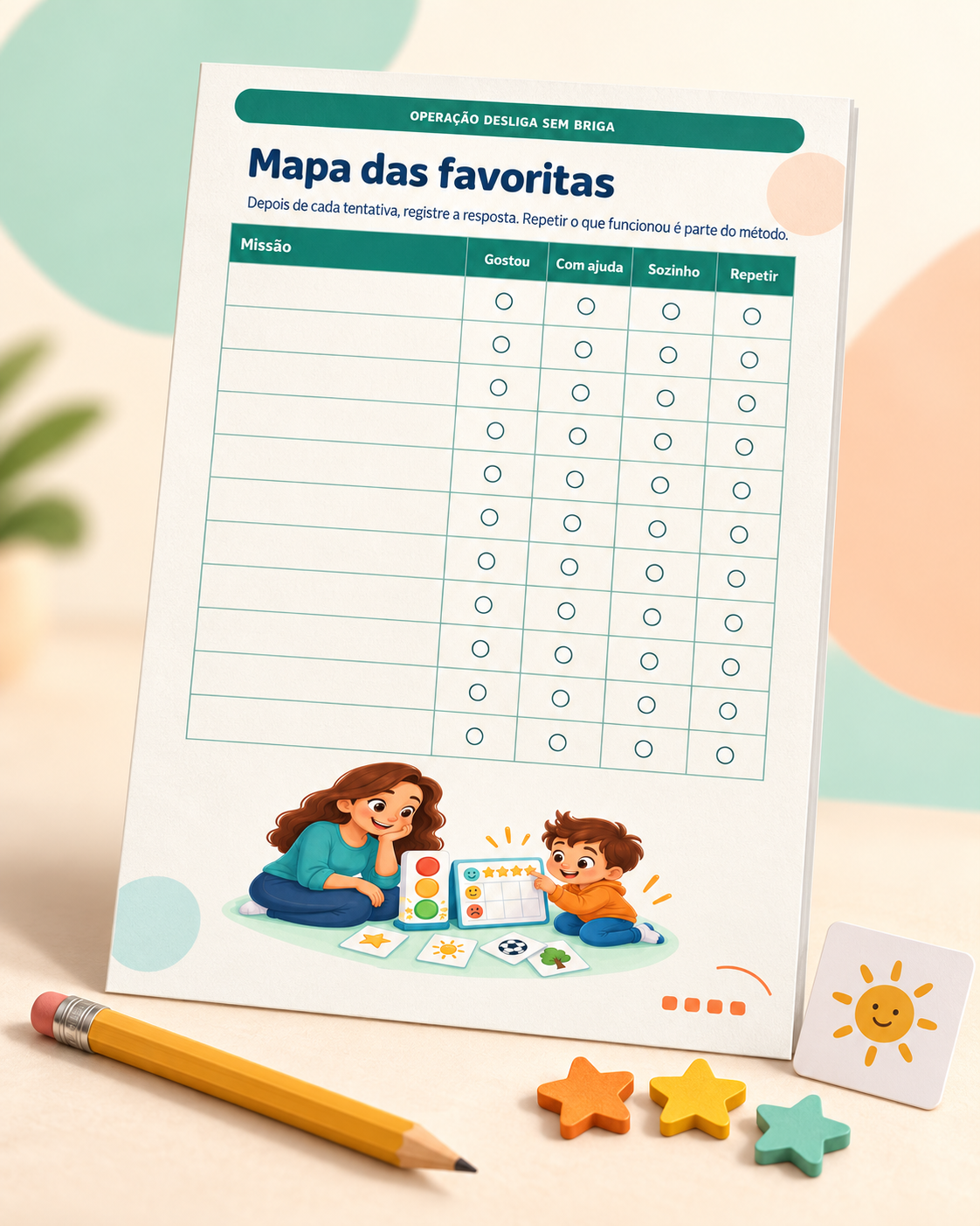 Página do material: Mapa das Favoritas