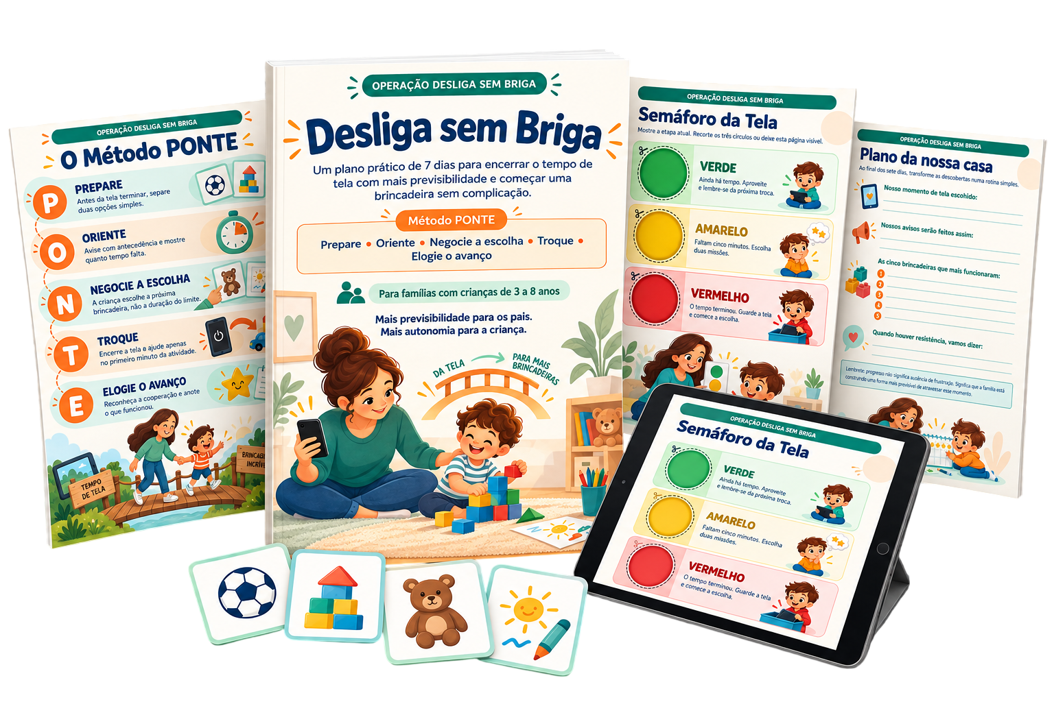 Visão completa do produto digital Operação Desliga sem Briga