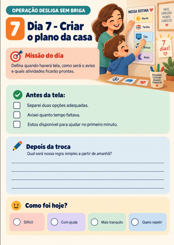 Página do material: Dia 7 — Plano da nossa casa